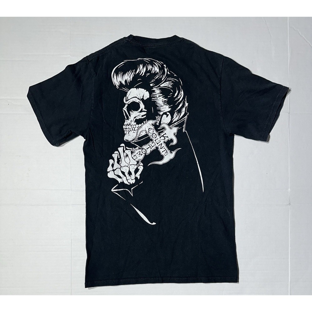 Counts Kustoms T Shirt‎ Adult Small Black Double Sided Graphic